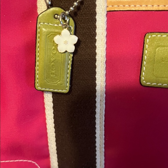 Pink and Brown Tote Bag - Picture 3 of 16